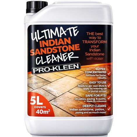 ProKleen Ultimate Indian Sandstone Cleaner - Paths, Patios, Paving Slabs & More
